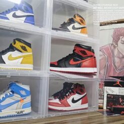 10 stk Sneaker MAGNETIC Drop Front Shoe box